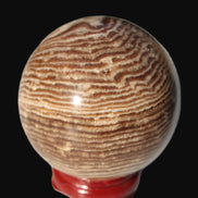 Chocolate Calcite sphere 49mm 171g Rocks and Things