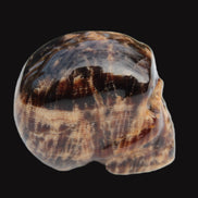 Chocolate Calcite skull 48mm 160.6g Rocks and Things