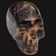 Chocolate Calcite skull 48mm 160.6g Rocks and Things