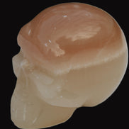 Honey Calcite skull 51mm 166.9g Rocks and Things
