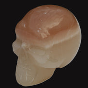 Honey Calcite skull 51mm 166.9g Rocks and Things