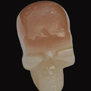 Honey Calcite skull 51mm 166.9g Rocks and Things