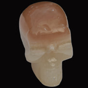 Honey Calcite skull 51mm 166.9g Rocks and Things