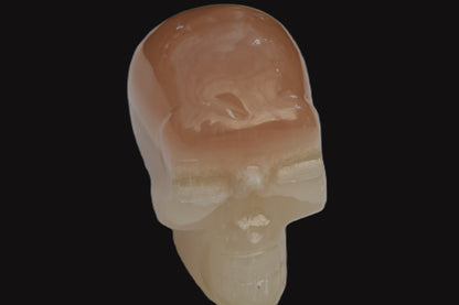 Honey Calcite skull 51mm 166.9g Rocks and Things