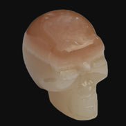 Honey Calcite skull 51mm 166.9g Rocks and Things