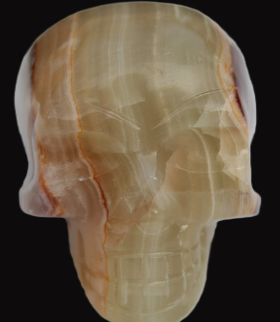 Afghan Jade skull 47-52mm  180-198g  in sunlight - Rocks and Things Store