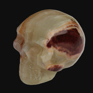 Afghan Jade skull 47-52mm  180-198g  in sunlight - Rocks and Things Store