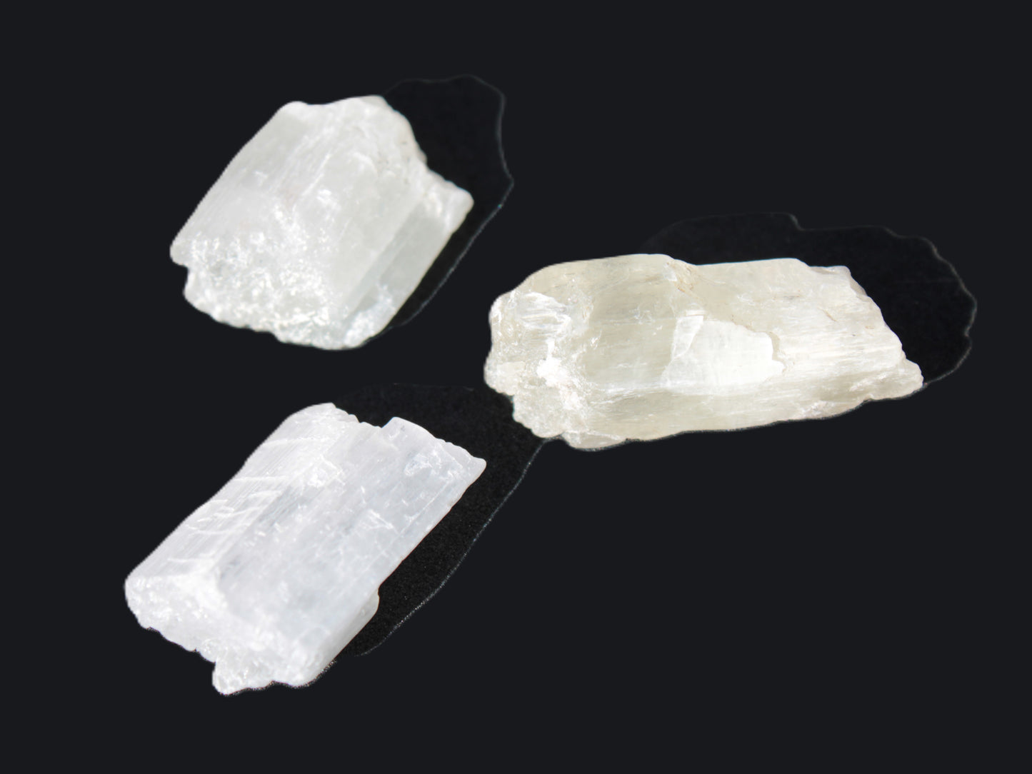 Clear Kunzite three crystals from Afghanistan 5-19g Rocks and Things