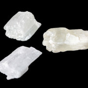 Clear Kunzite three crystals from Afghanistan 5-19g Rocks and Things