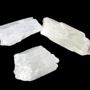 Clear Kunzite three crystals from Afghanistan 5-19g Rocks and Things