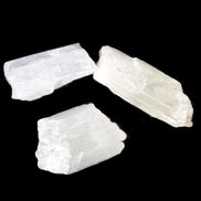 Clear Kunzite three crystals from Afghanistan 5-19g Rocks and Things