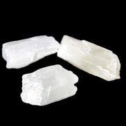 Clear Kunzite three crystals from Afghanistan 5-19g Rocks and Things