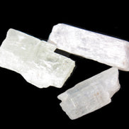 Clear Kunzite three crystals from Afghanistan 5-19g Rocks and Things