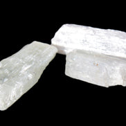 Clear Kunzite three crystals from Afghanistan 5-19g Rocks and Things