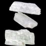 Clear Kunzite three crystals from Afghanistan 5-19g Rocks and Things