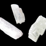 Clear Kunzite three crystals from Afghanistan 5-19g Rocks and Things