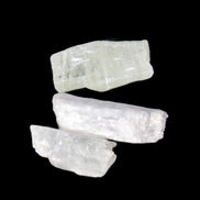 Clear Kunzite three crystals from Afghanistan 5-19g Rocks and Things