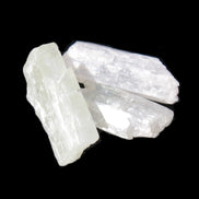 Clear Kunzite three crystals from Afghanistan 5-19g Rocks and Things
