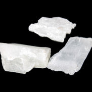 Clear Kunzite three crystals from Afghanistan 5-19g Rocks and Things