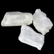 Clear Kunzite three crystals from Afghanistan 5-19g Rocks and Things