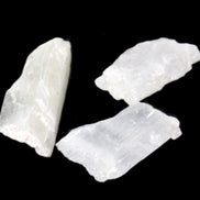 Clear Kunzite three crystals from Afghanistan 5-19g Rocks and Things