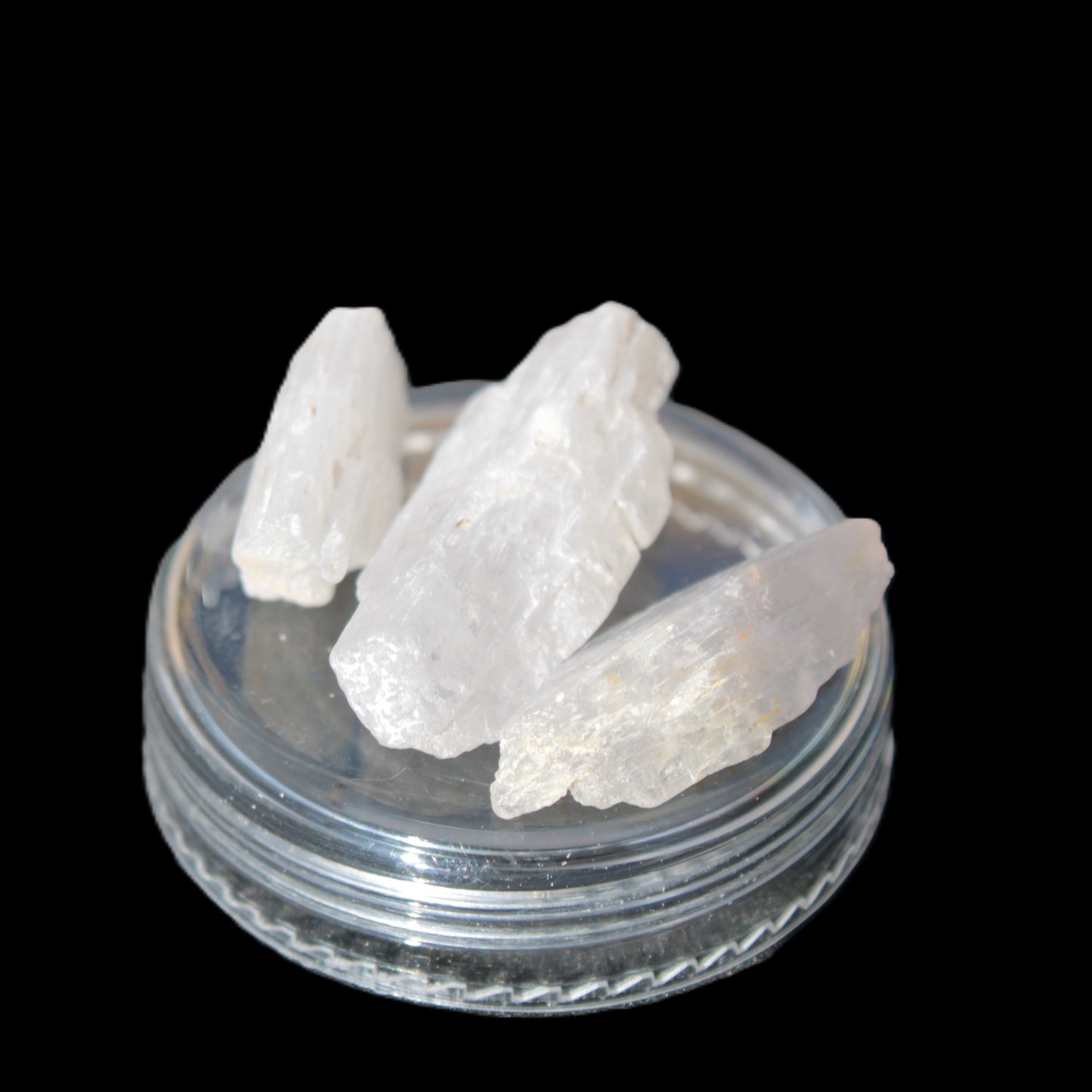 Clear Kunzite 3 crystals from Afghanistan 5-19g Rocks and Things