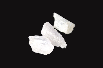 Clear Kunzite three crystals from Afghanistan 5-19g Rocks and Things