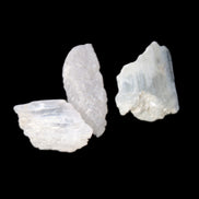 Clear Kunzite three crystals from Afghanistan 5-19g Rocks and Things