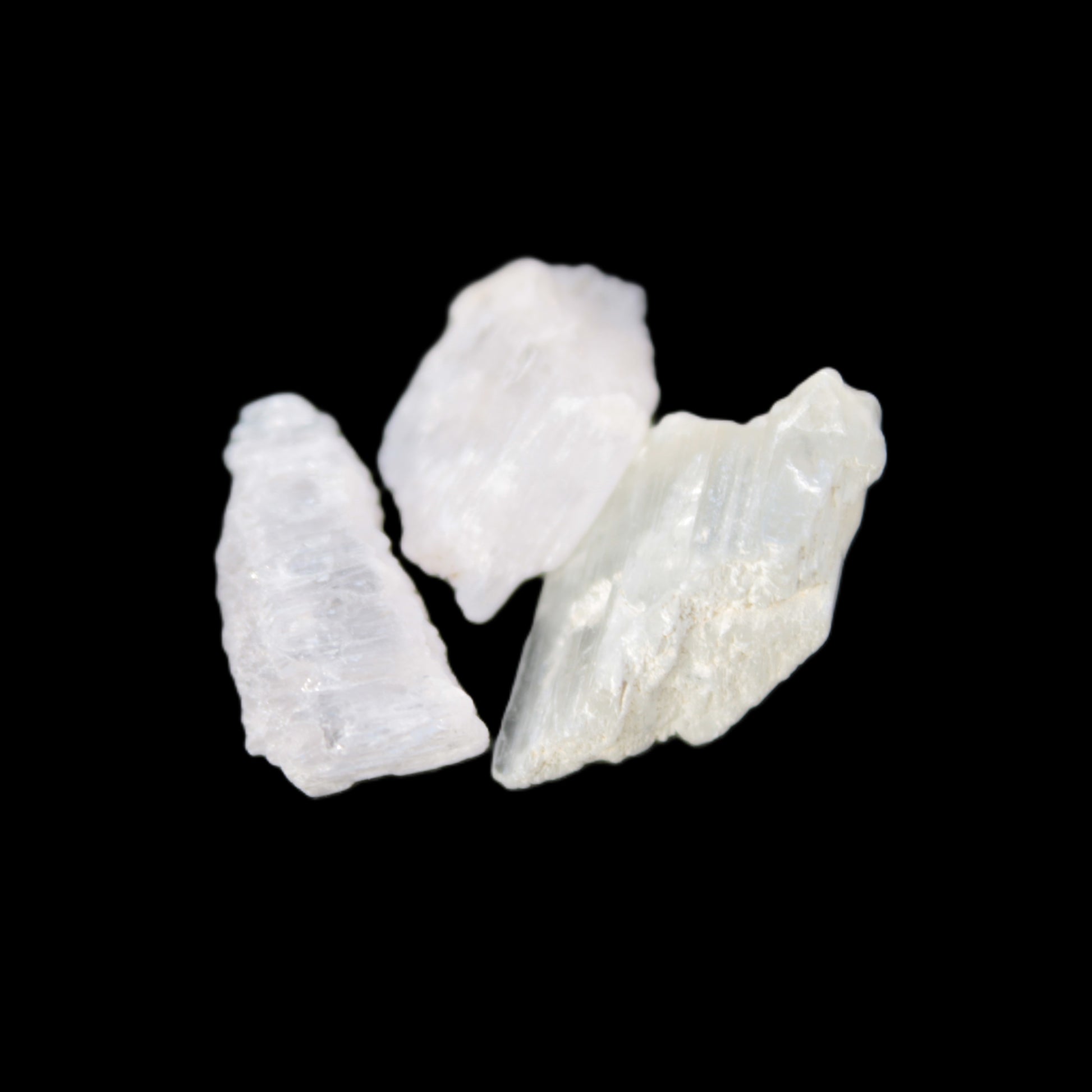 Clear Kunzite three crystals from Afghanistan 5-19g Rocks and Things