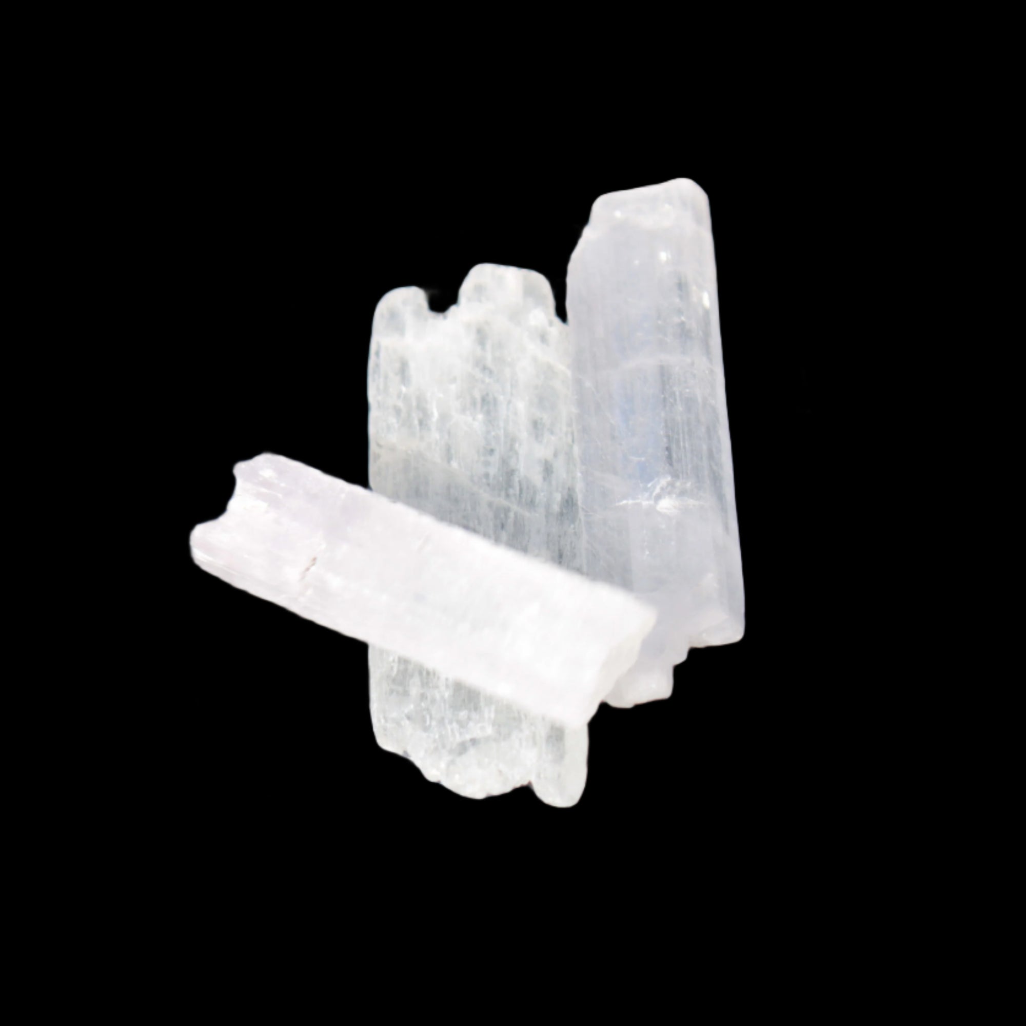 Clear Kunzite 3 crystals from Afghanistan 5-19g Rocks and Things