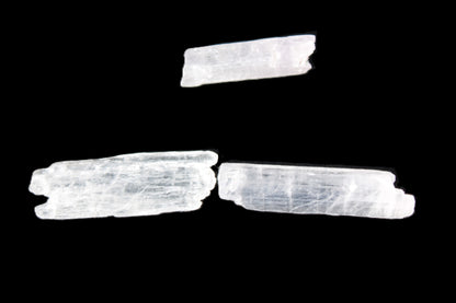 Clear Kunzite 3 crystals from Afghanistan 5-19g Rocks and Things