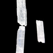 Clear Kunzite 3 crystals from Afghanistan 5-19g in sunlight - Rocks and Things Store