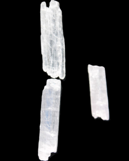 Clear Kunzite 3 crystals from Afghanistan 5-19g in sunlight - Rocks and Things Store
