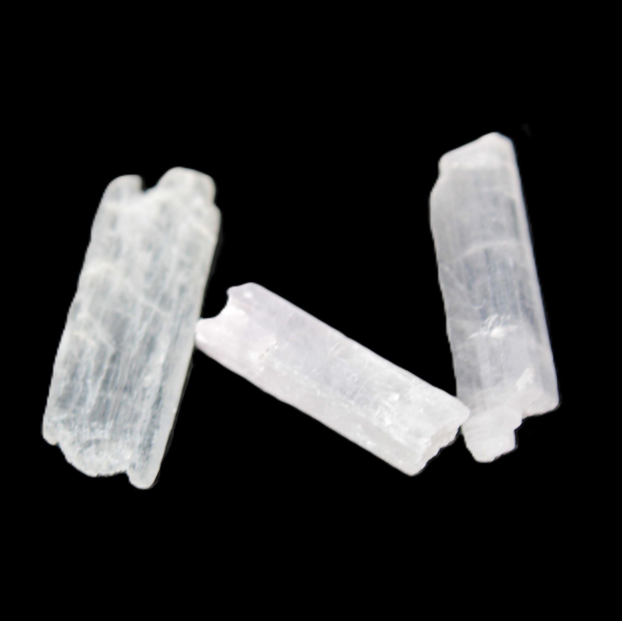Clear Kunzite 3 crystals from Afghanistan 5-19g in sunlight - Rocks and Things Store