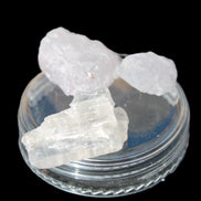 Clear Kunzite three crystals from Afghanistan 5-19g Rocks and Things