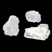 Clear Kunzite three crystals from Afghanistan 5-19g Rocks and Things