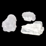 Clear Kunzite three crystals from Afghanistan 5-19g Rocks and Things