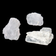 Clear Kunzite three crystals from Afghanistan 5-19g Rocks and Things