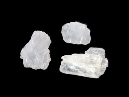 Clear Kunzite three crystals from Afghanistan 5-19g Rocks and Things