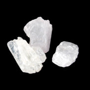 Clear Kunzite three crystals from Afghanistan 5-19g Rocks and Things