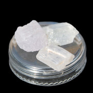 Clear Kunzite three crystals from Afghanistan 5-19g Rocks and Things