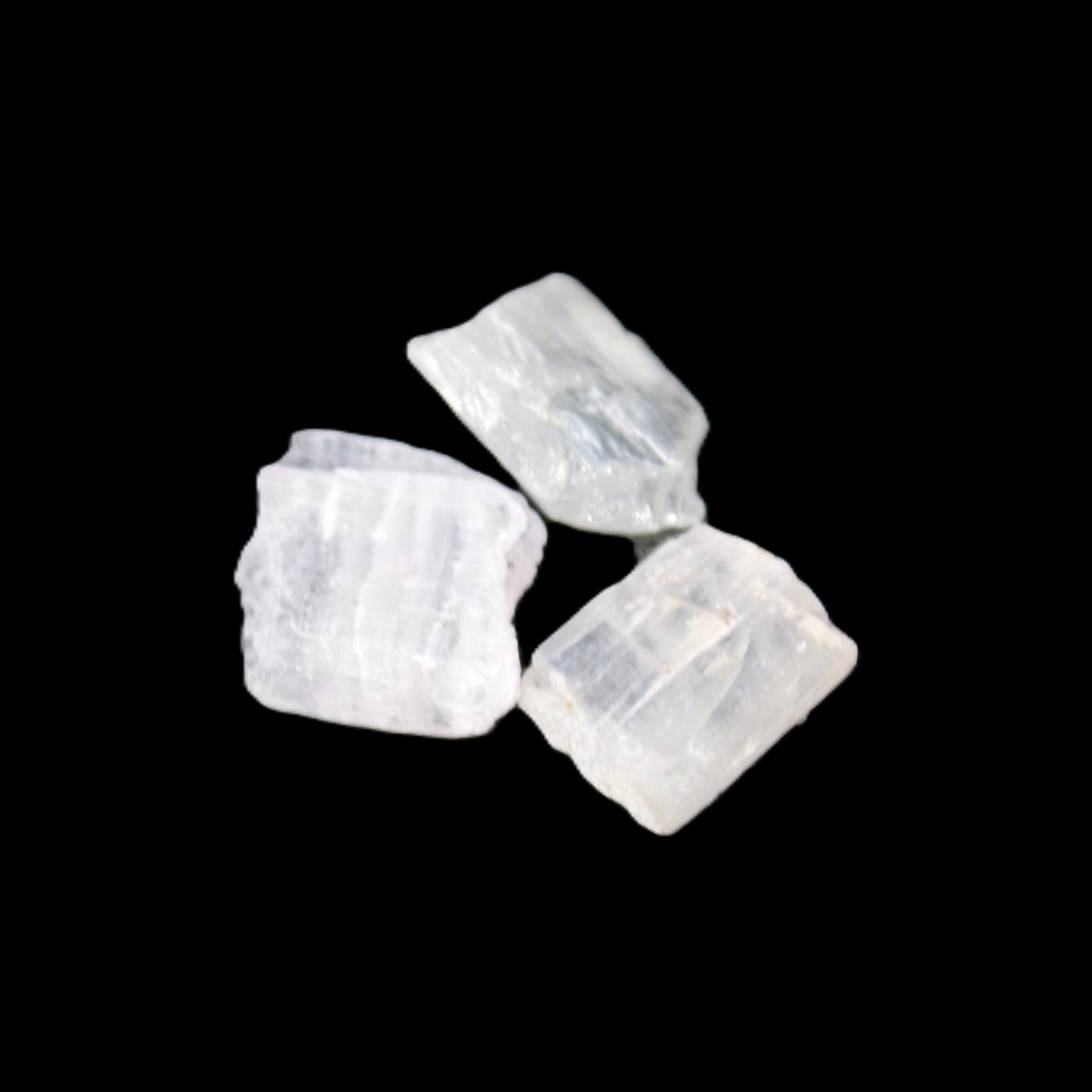 Clear Kunzite three crystals from Afghanistan 5-19g Rocks and Things