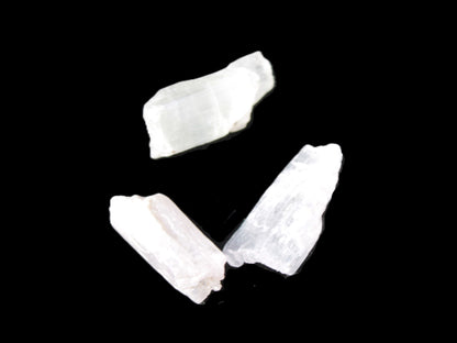 Clear Kunzite three crystals from Afghanistan 5-19g Rocks and Things