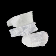 Clear Kunzite three crystals from Afghanistan 5-19g Rocks and Things