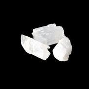 Clear Kunzite 3 crystals from Afghanistan 5-19g in sunlight - Rocks and Things Store