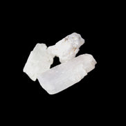 Clear Kunzite three crystals from Afghanistan 5-19g Rocks and Things