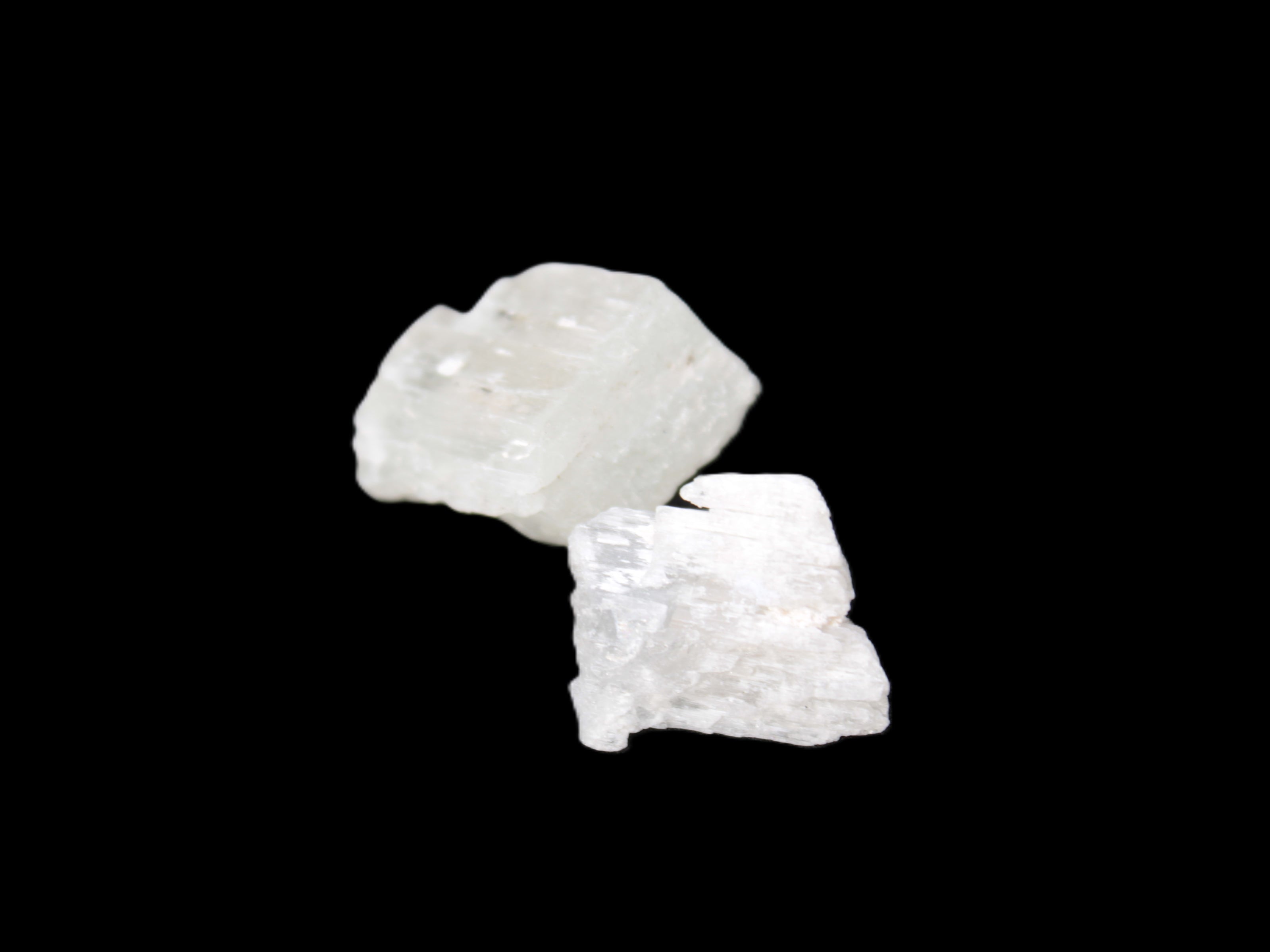Clear Kunzite 2 crystals from Afghanistan 46.8ct  9.3g Rocks and Things