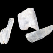 Clear Kunzite three crystals from Afghanistan 5-19g Rocks and Things
