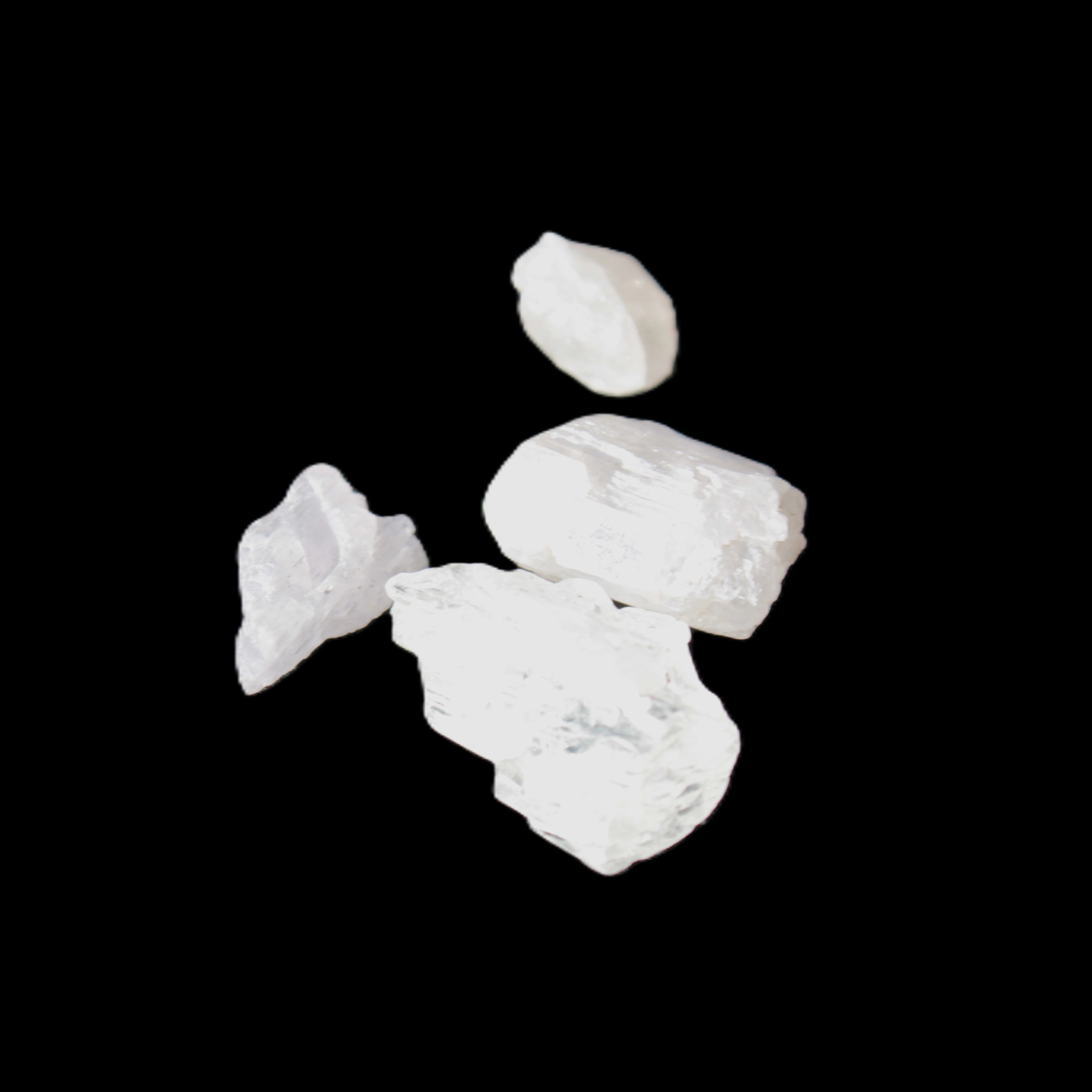 Four Clear Kunzite crystals from Afghanistan 40.2ct  8g in sunlight - Rocks and Things Store