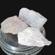 Pink/Lilac Kunzite 3 crystals from Afghanistan 5-13g Rocks and Things